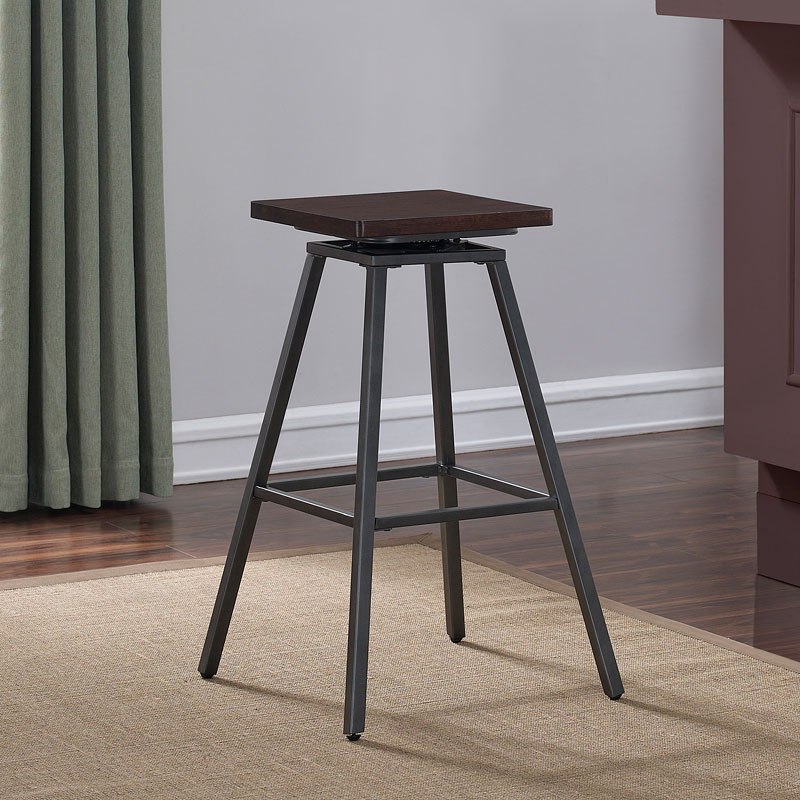 Cherry Wood Backless Counter Stool American Woodcrafters Furniture Cart