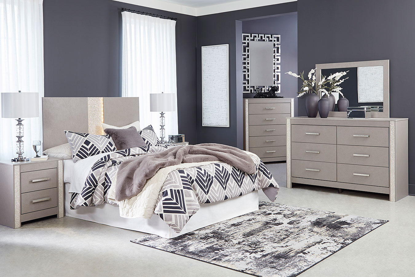 Surancha Headboard Bedroom Set Signature Design | Furniture Cart