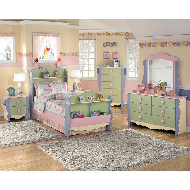 doll house sleigh bedroom set