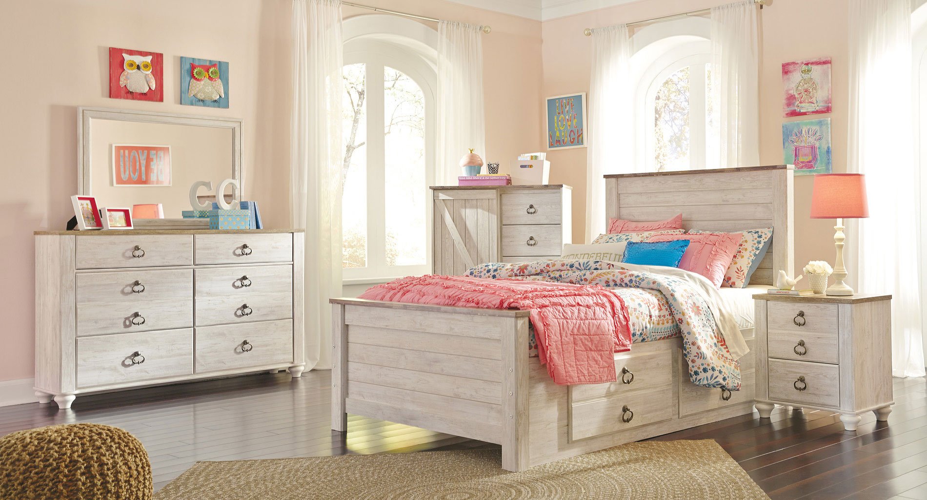 Willowton Youth Storage Bedroom Set Signature Design, 1 Reviews