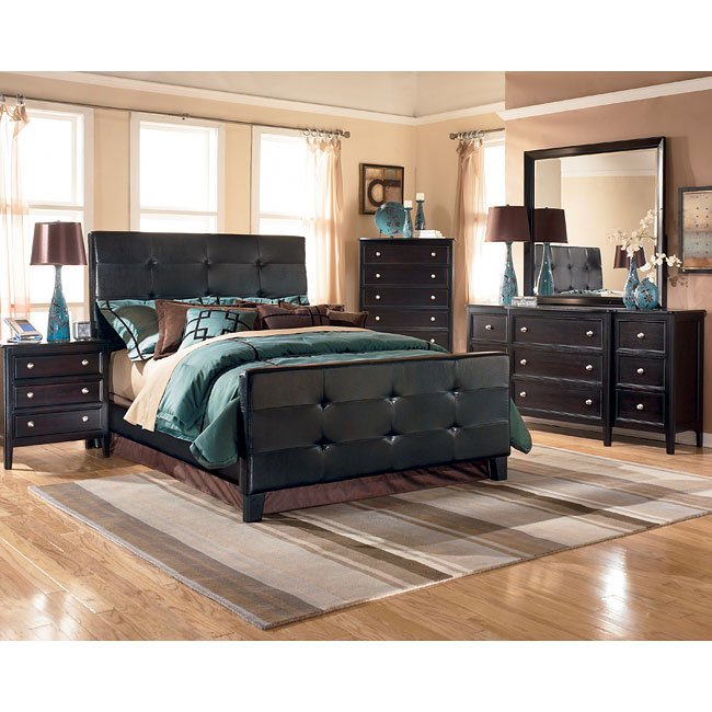 carlyle upholstered bedroom set signature designashley