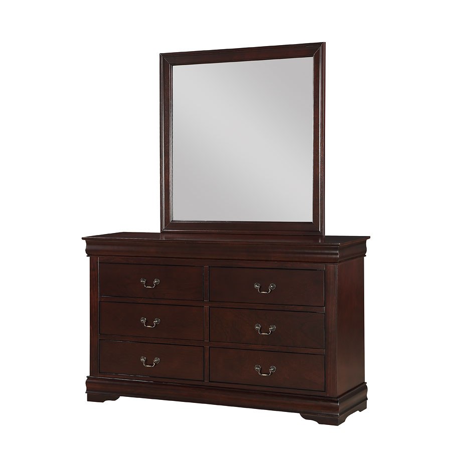 Louis Philip Dresser (Cherry) Crown Mark Furniture Furniture Cart