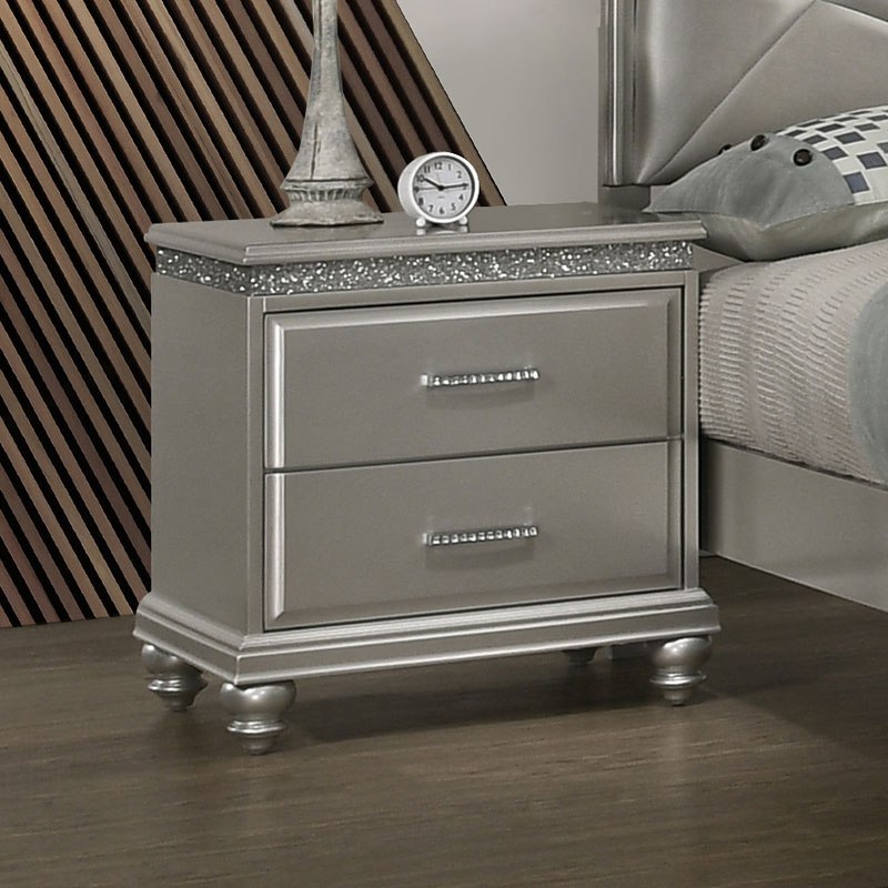 Valiant Nightstand Crown Mark Furniture Furniture Cart