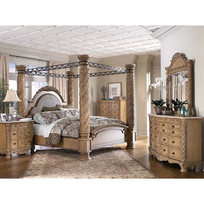 south coast poster canopy bedroom set millennium | furniture cart