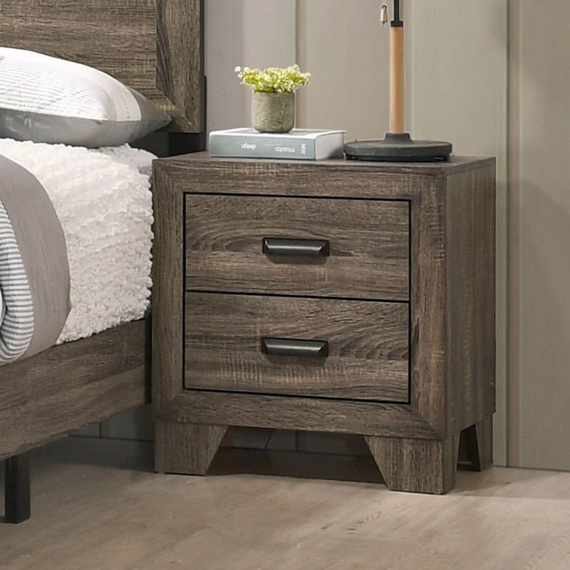 Millie Nightstand (Grey) Crown Mark Furniture | Furniture Cart