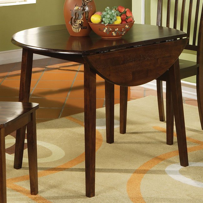 Branson Double Drop Leaf Table (Espresso) Steve Silver Furniture ...