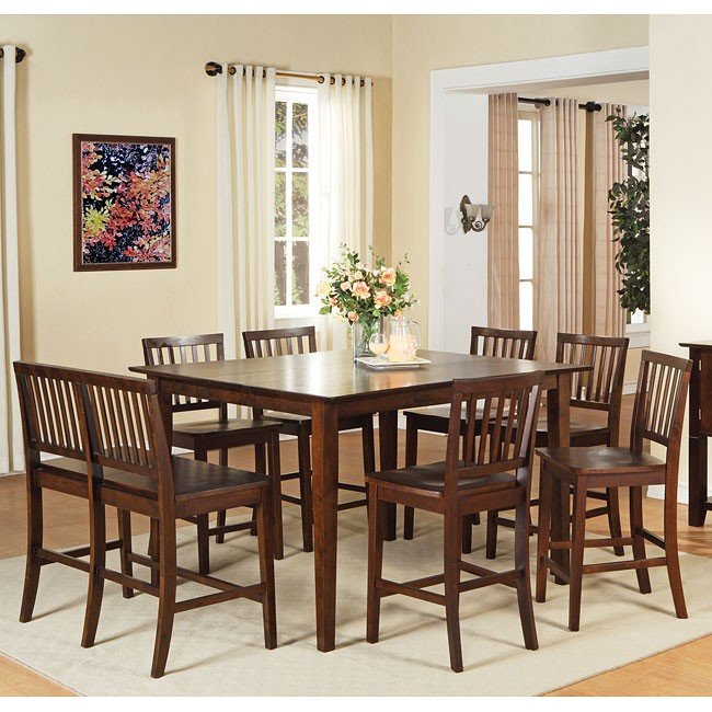 Branson Counter Height Dining Room Set (Espresso) Steve Silver ... Branson Counter Height Dining Room Set (Espresso) Steve Silver ...
