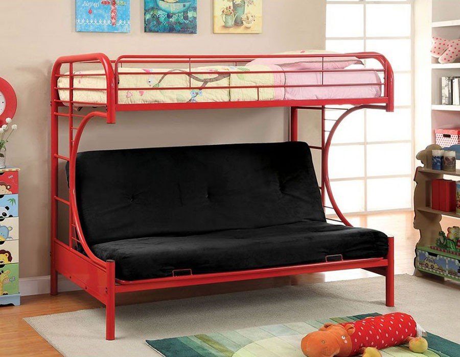 loft bed with futon