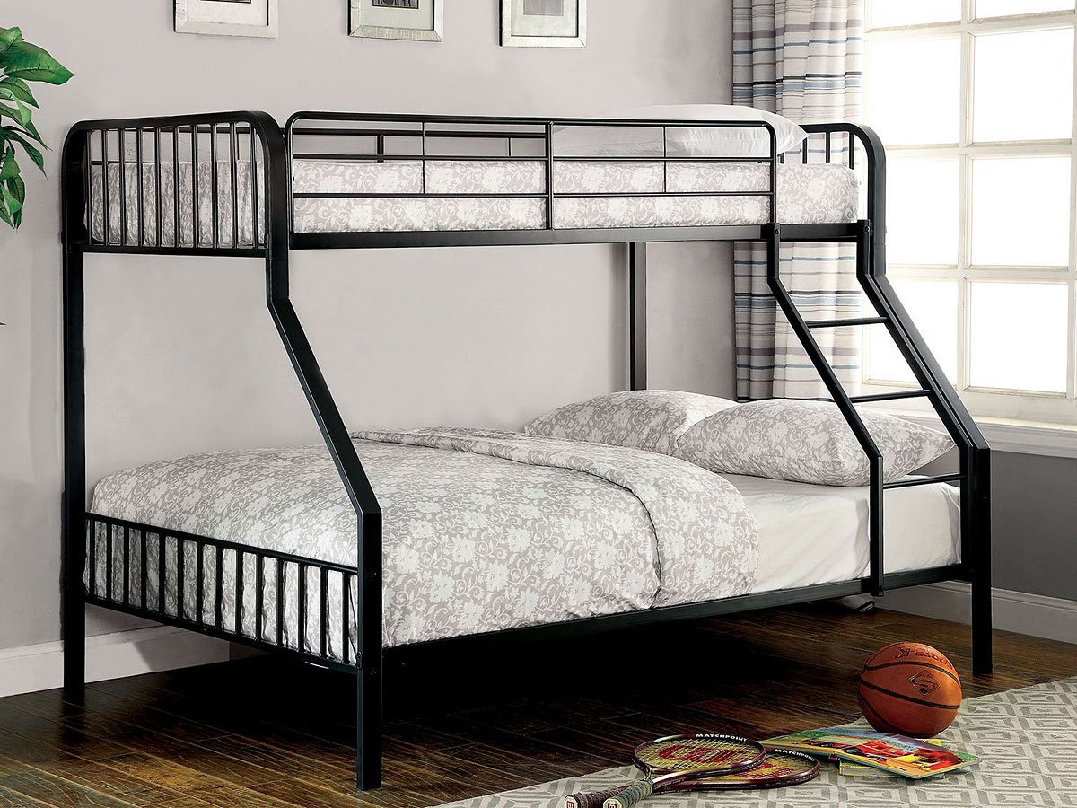 Clement Metal Twin over Full Bunk Bed