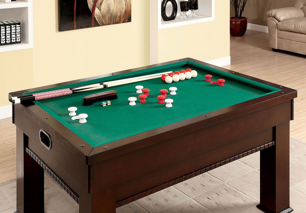 Bumpel Bumper Pool Table Set Furniture Of America Furniture Cart