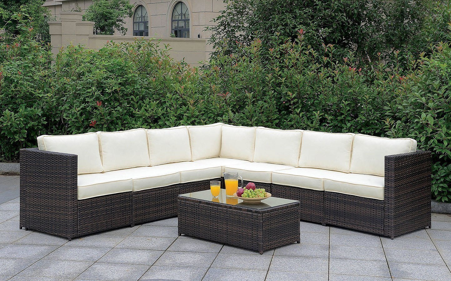 Ilona Outdoor Modular Sectional Set Furniture Of America | Furniture Cart