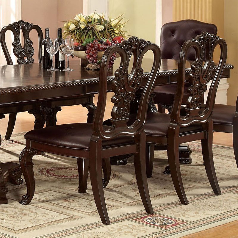 furniture of america bellagio round dining table