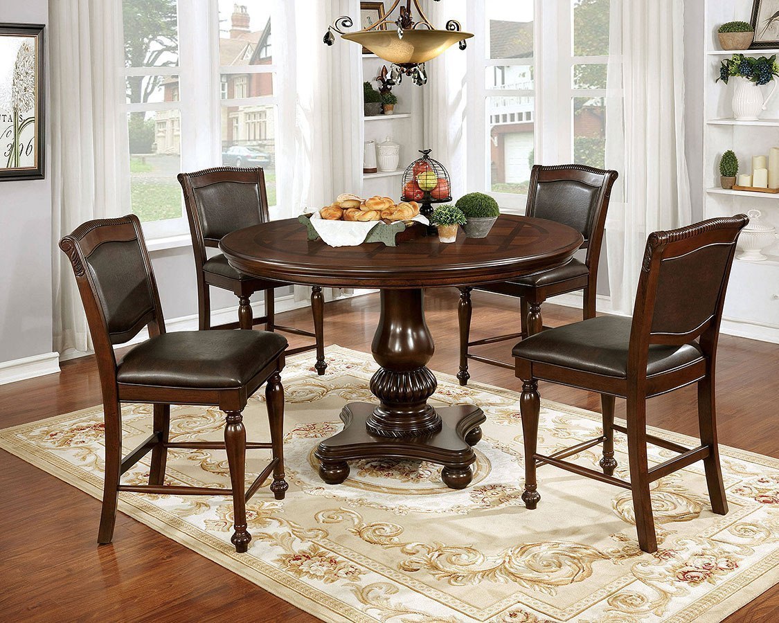 Alpena Counter Height Dining Room Set Furniture Of America Furniture Cart