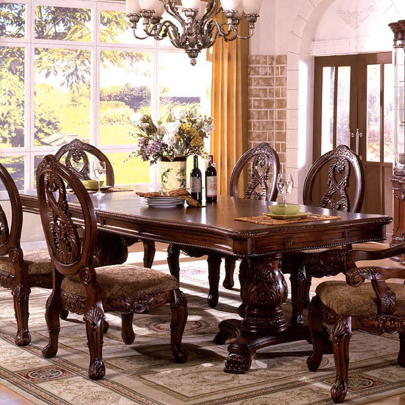 Tuscany I Dining Room Set Furniture Of America Furniture Cart