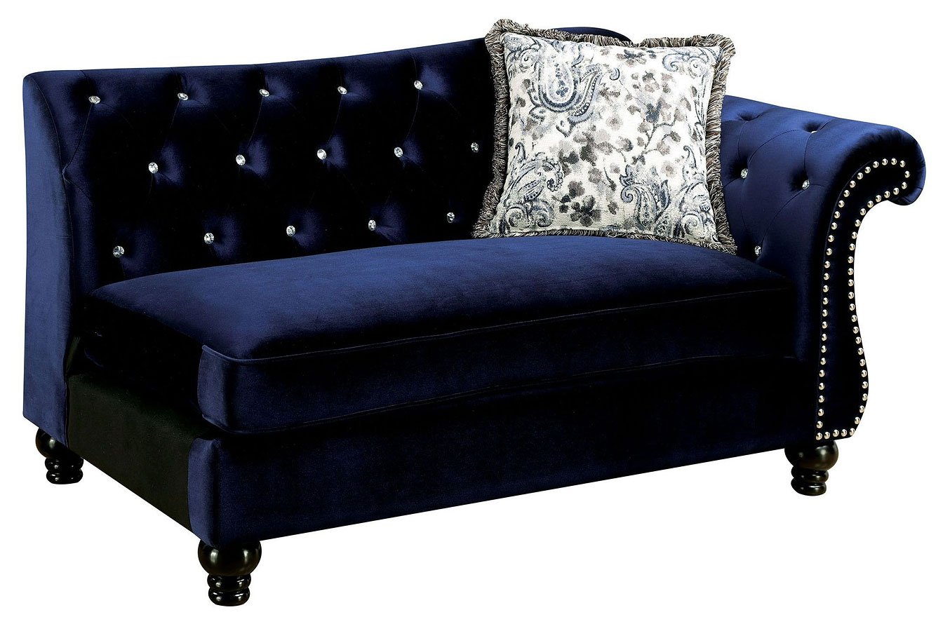 Jolanda Sectional Set (Blue) Furniture Of America, 1 Reviews