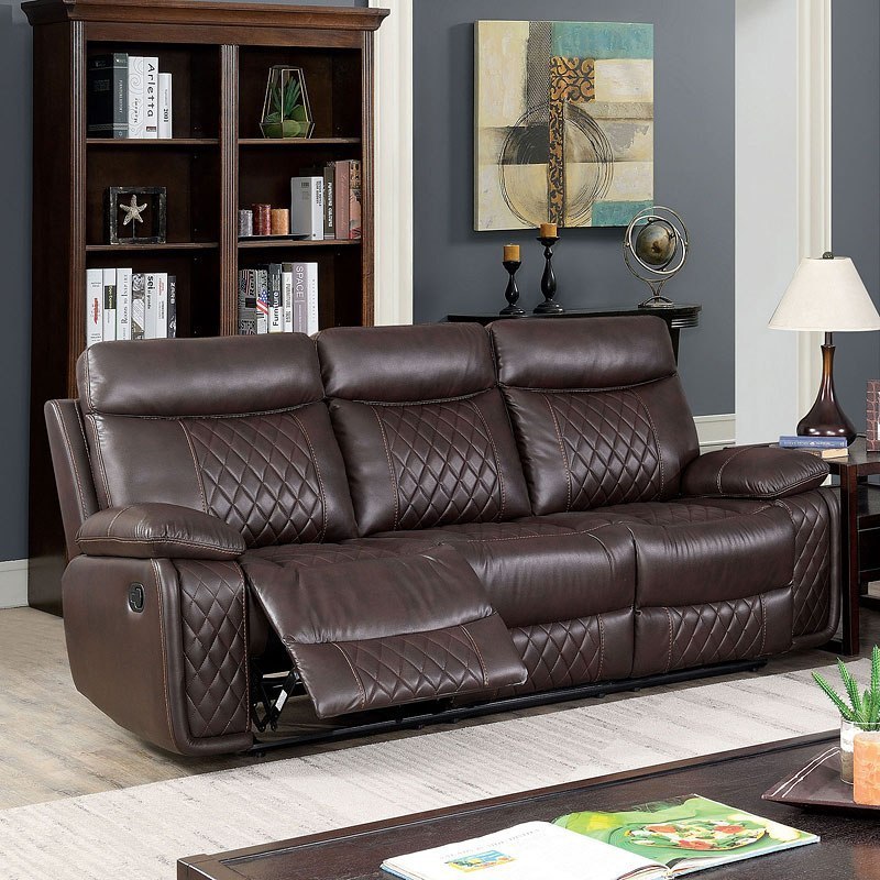 Manda Reclining Sofa Furniture Of America Furniture Cart
