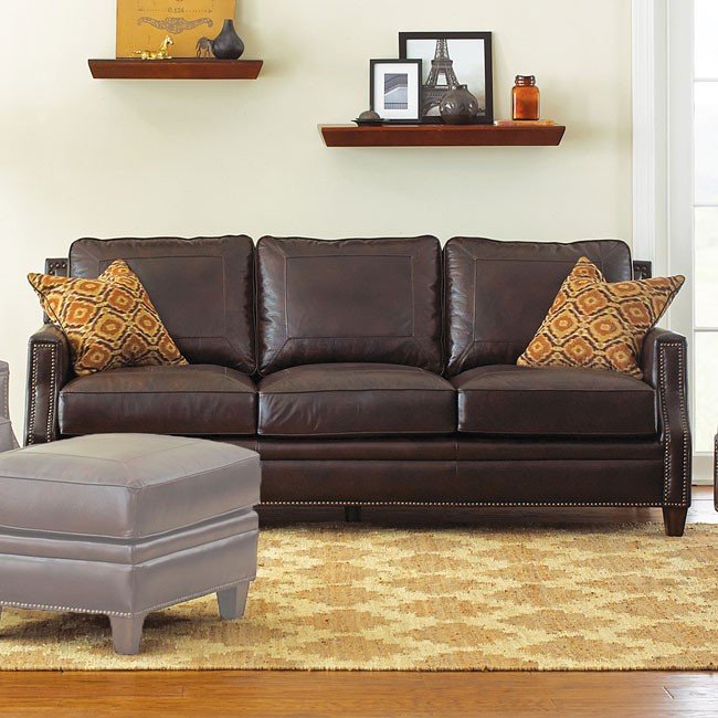 Caldwell Leather Sofa Steve Silver Furniture Furniture Cart