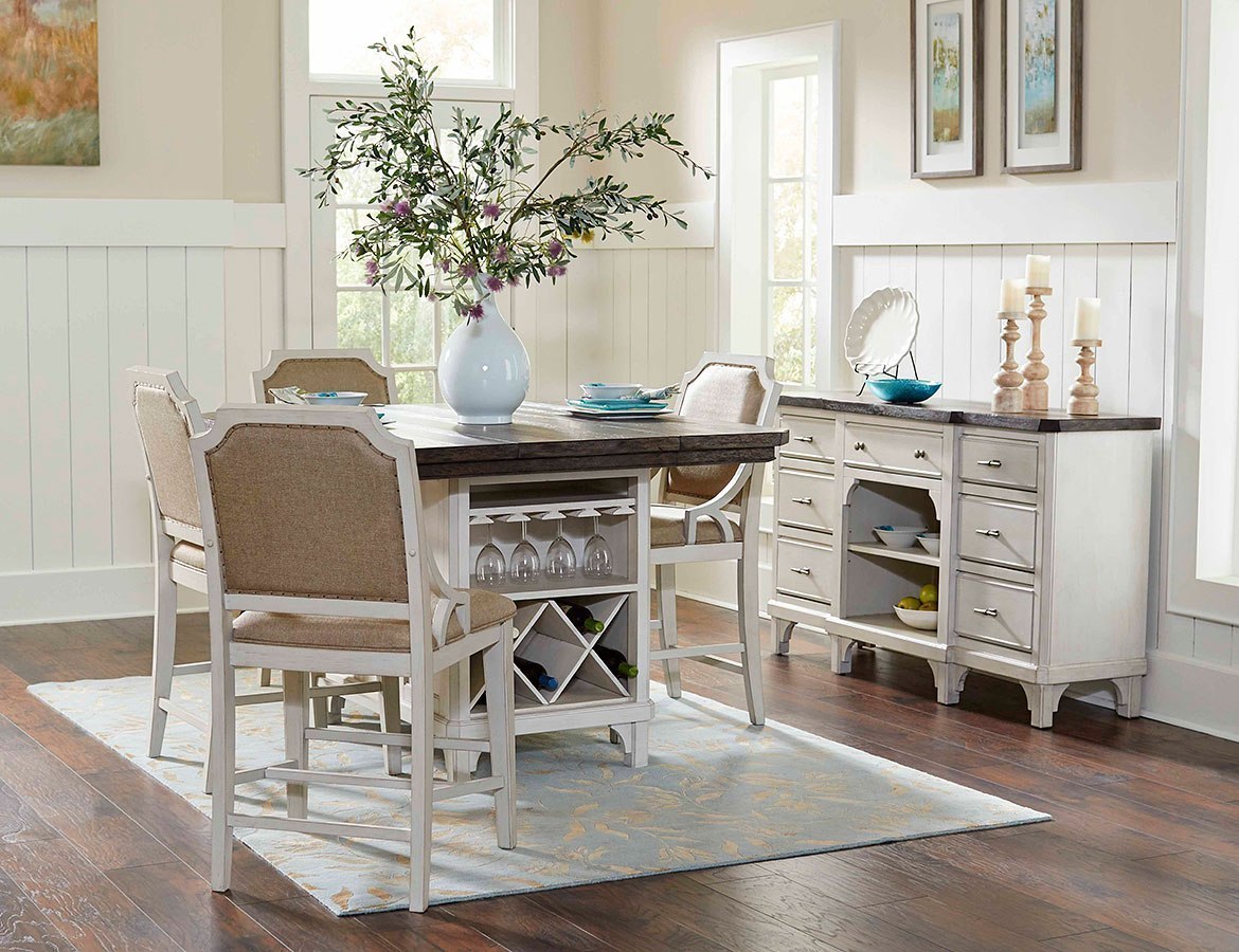 Mystic Cay Kitchen Island Set Avalon Furniture Furniture Cart