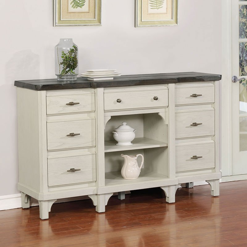 Mystic Cay Kitchen Island Set W/ Stools Avalon Furniture Furniture Cart