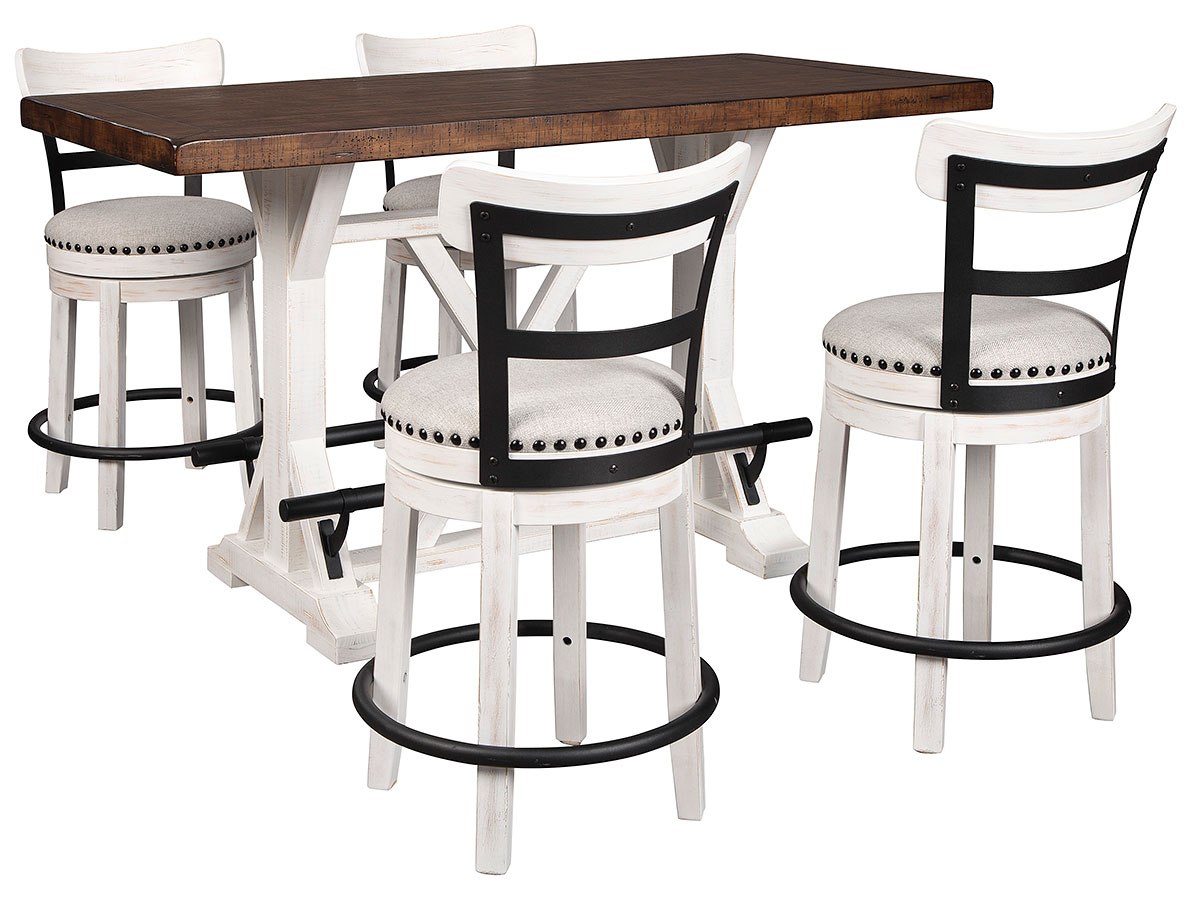 Valebeck Counter Height Dining Room Table Set
