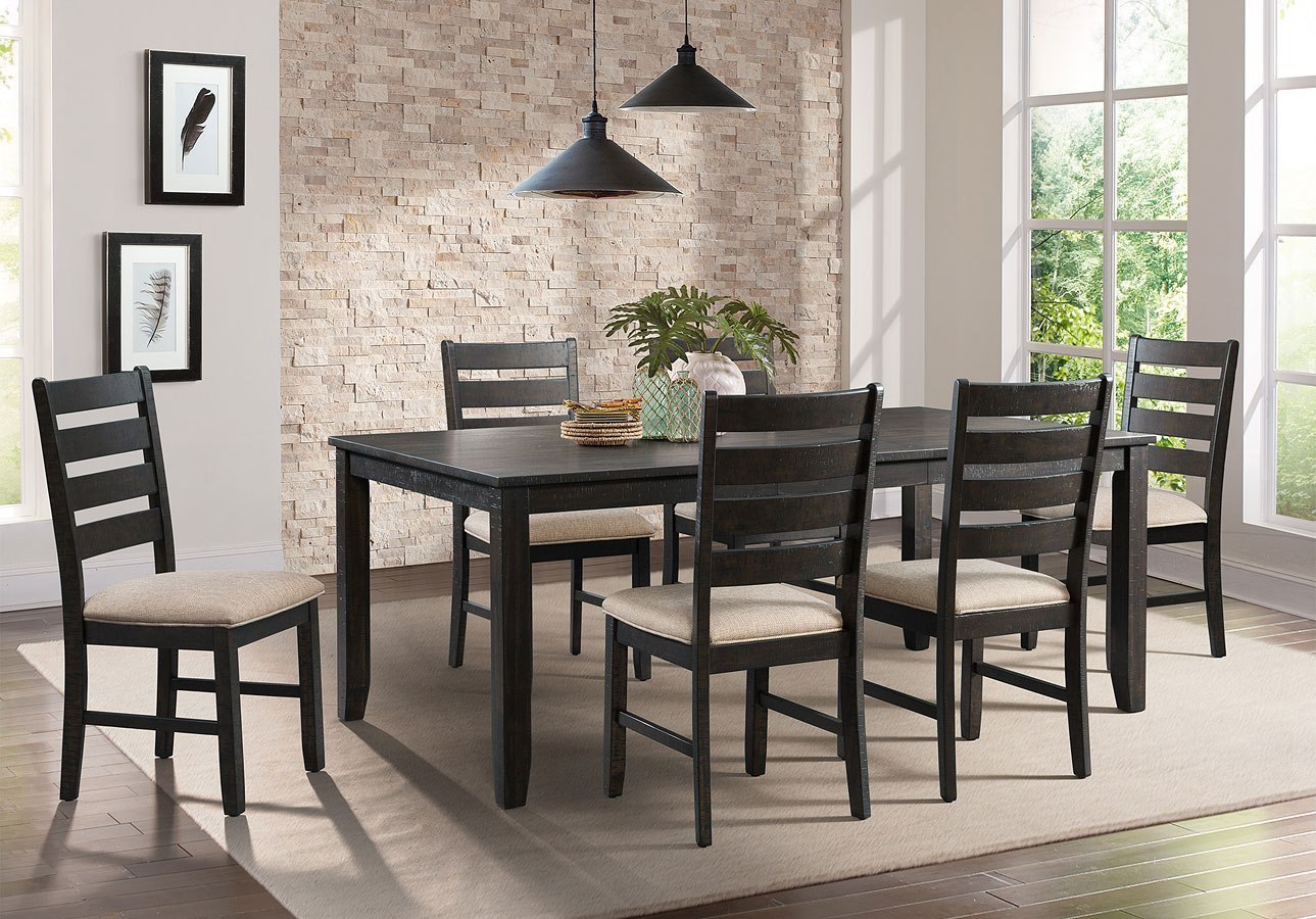 Brock 7-Piece Dining Room Set Elements Furniture | Furniture Cart