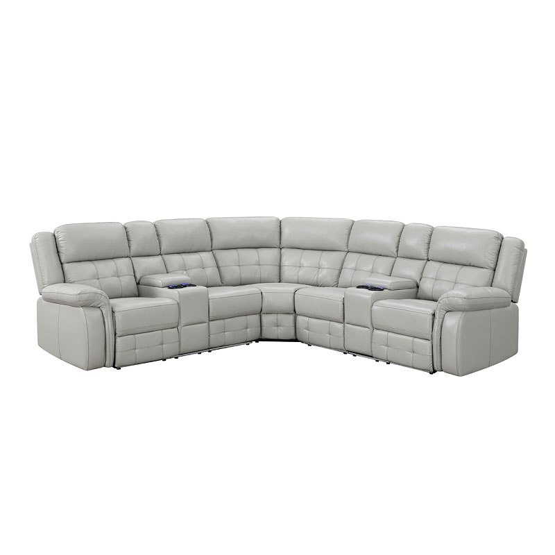 Value City White Leather Sectional atelieryuwa.ciao.jp