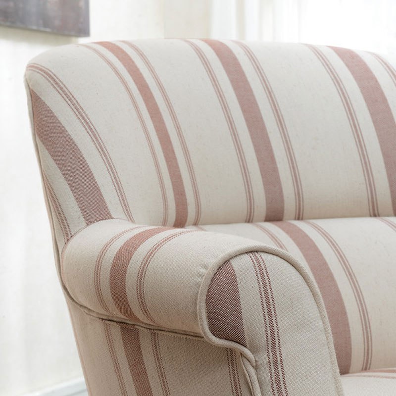 Small Space Upholstered Arm Chair (Cambridge Brick) Accentrics Home