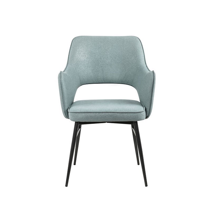 duck egg blue leather dining chairs