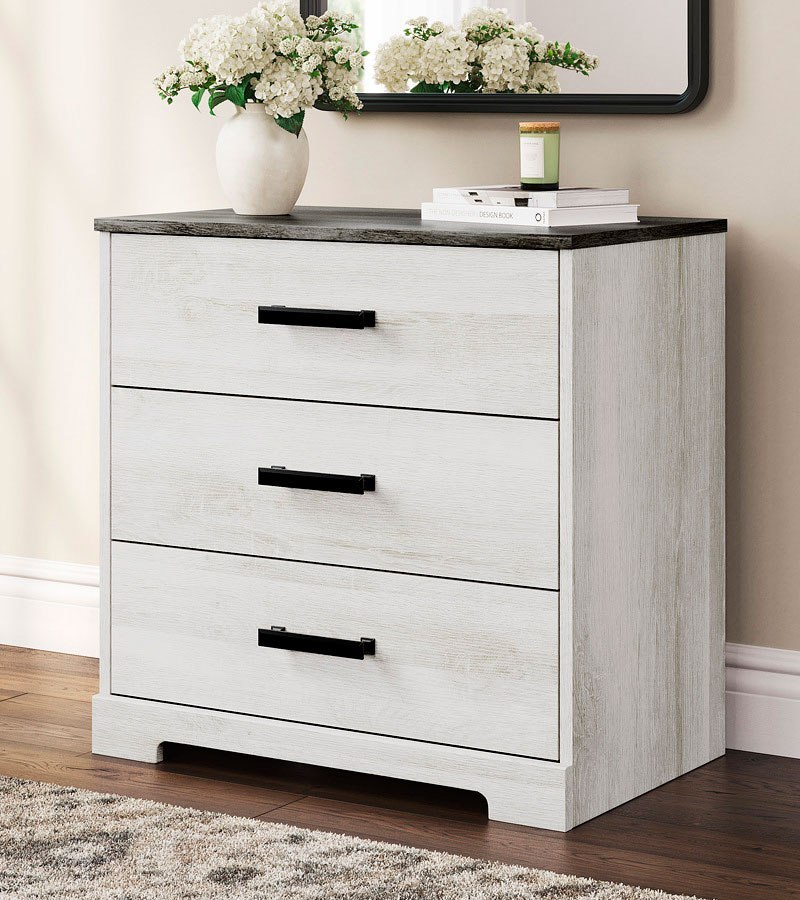 Shawburn Three Drawer Chest Signature Design Furniture Cart