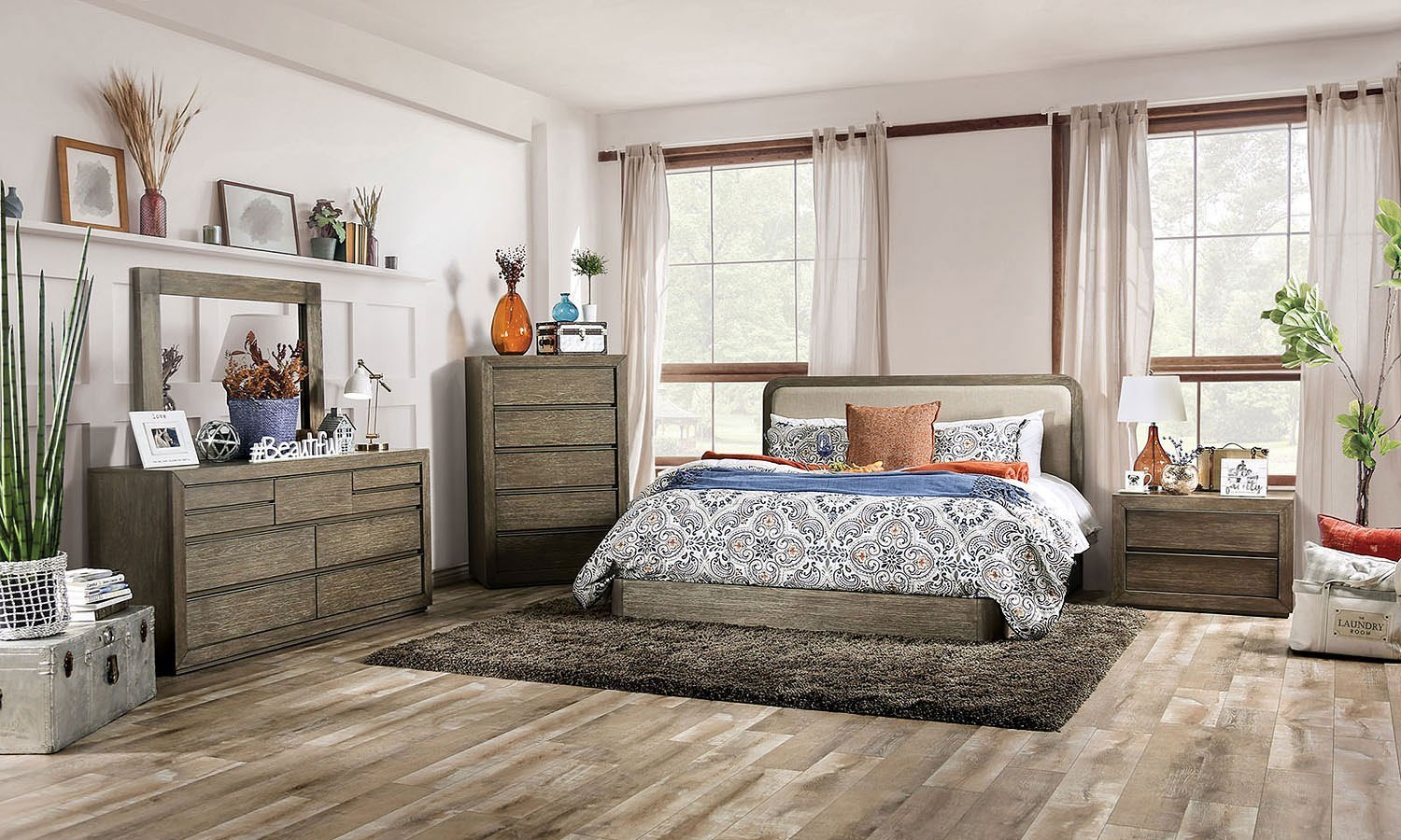 Watertown Platform Bedroom Set Furniture Of America Furniture Cart