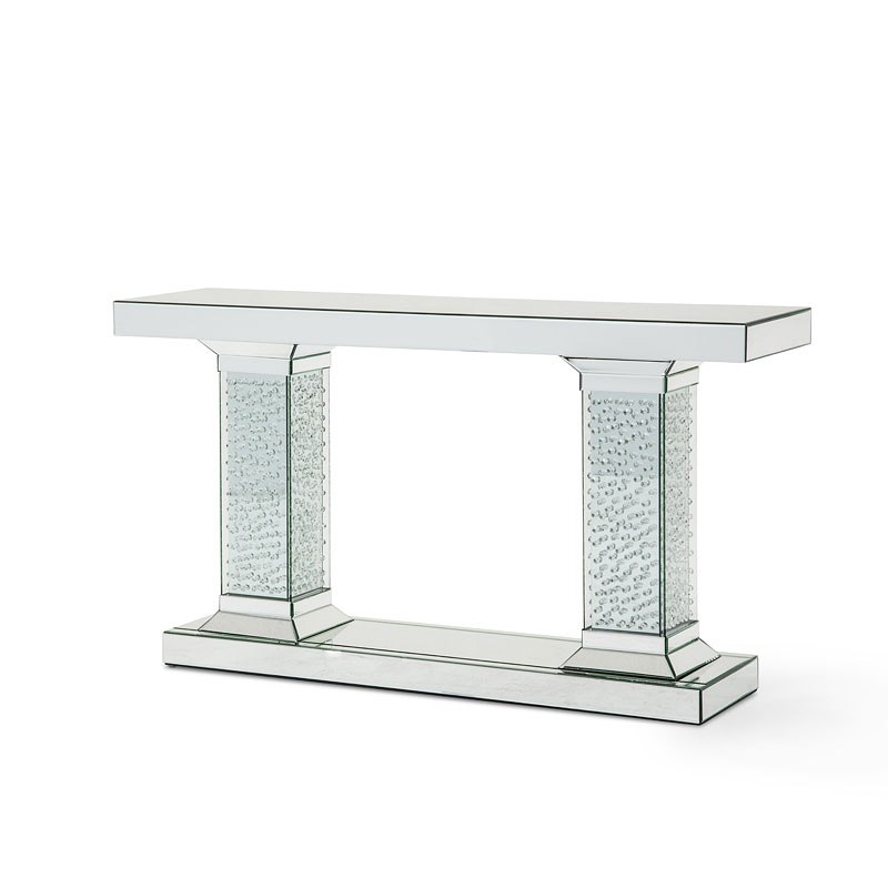 crystal console table