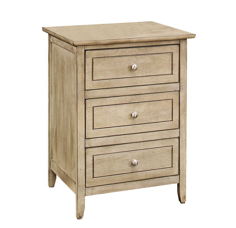 G1318 Drawer Nightstand (Driftwood) Glory Furniture Furniture Cart
