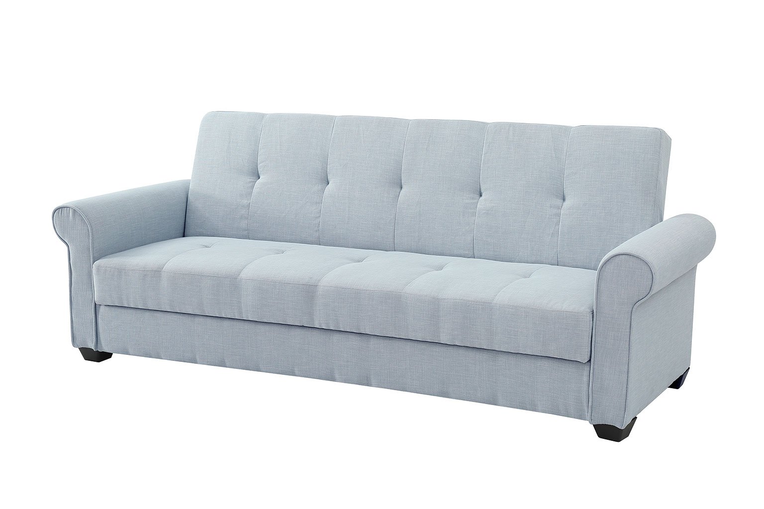 G154 Convertible Sofa Bed (Light Blue) Glory Furniture Furniture Cart
