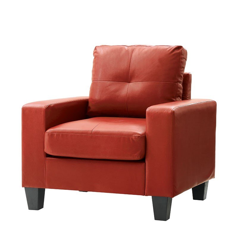 Newbury Club Chair (Red) Glory Furniture Furniture Cart