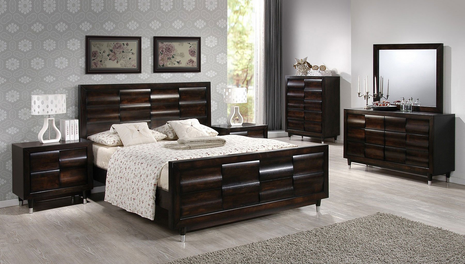 Hampton Panel Bedroom Set Global Furniture Furniture Cart