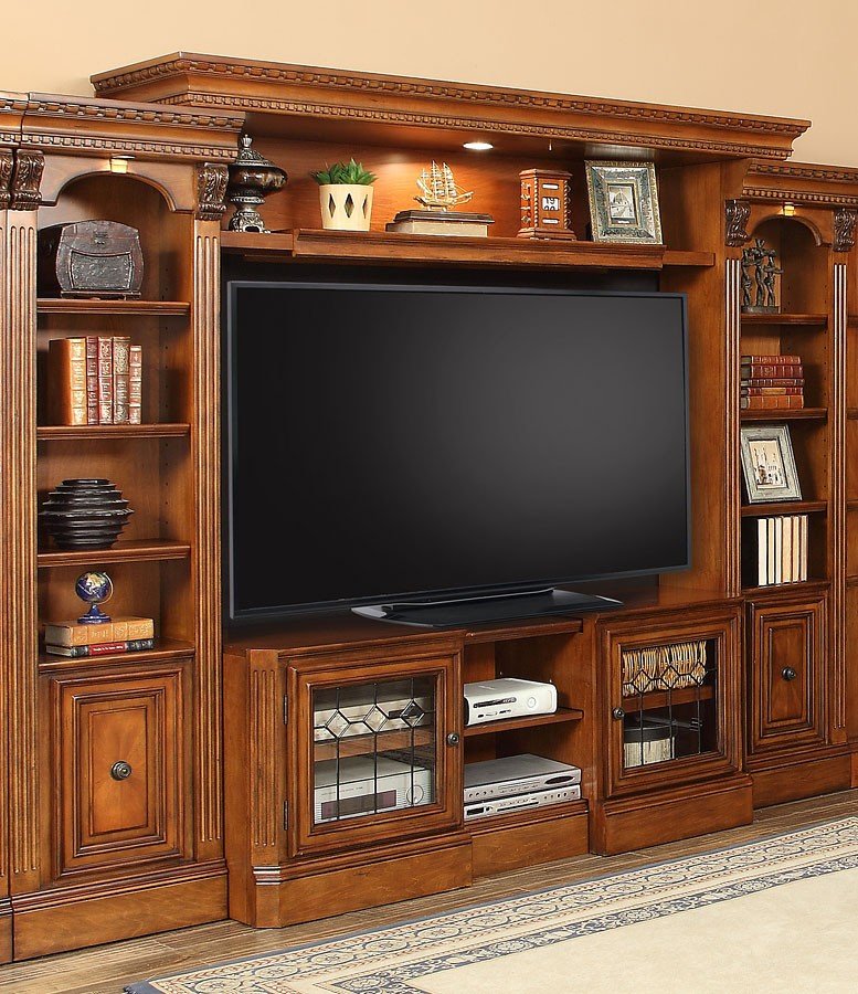 Parker House Huntington Expandable Entertainment Center Wall 48" to 72" Console 