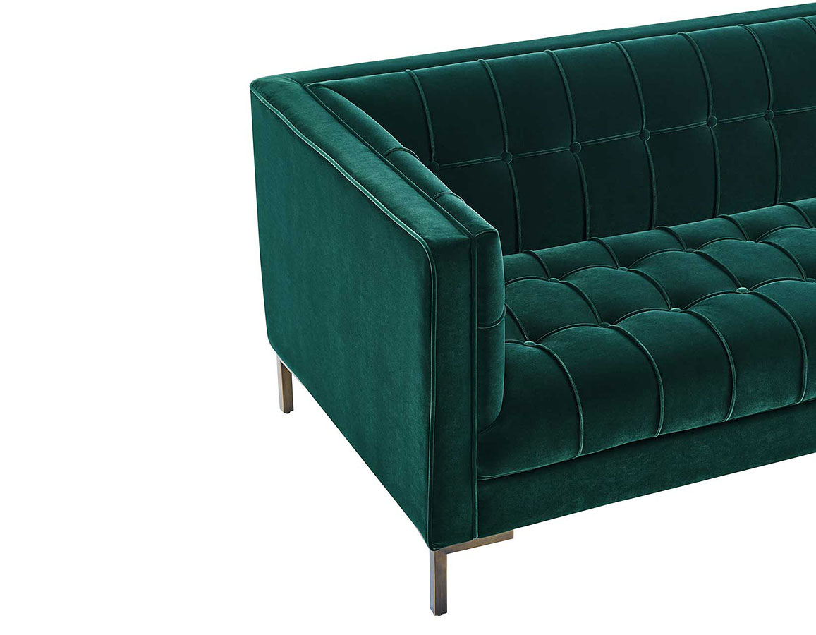 Isaac Sofa (Green) Steve Silver Furniture Furniture Cart