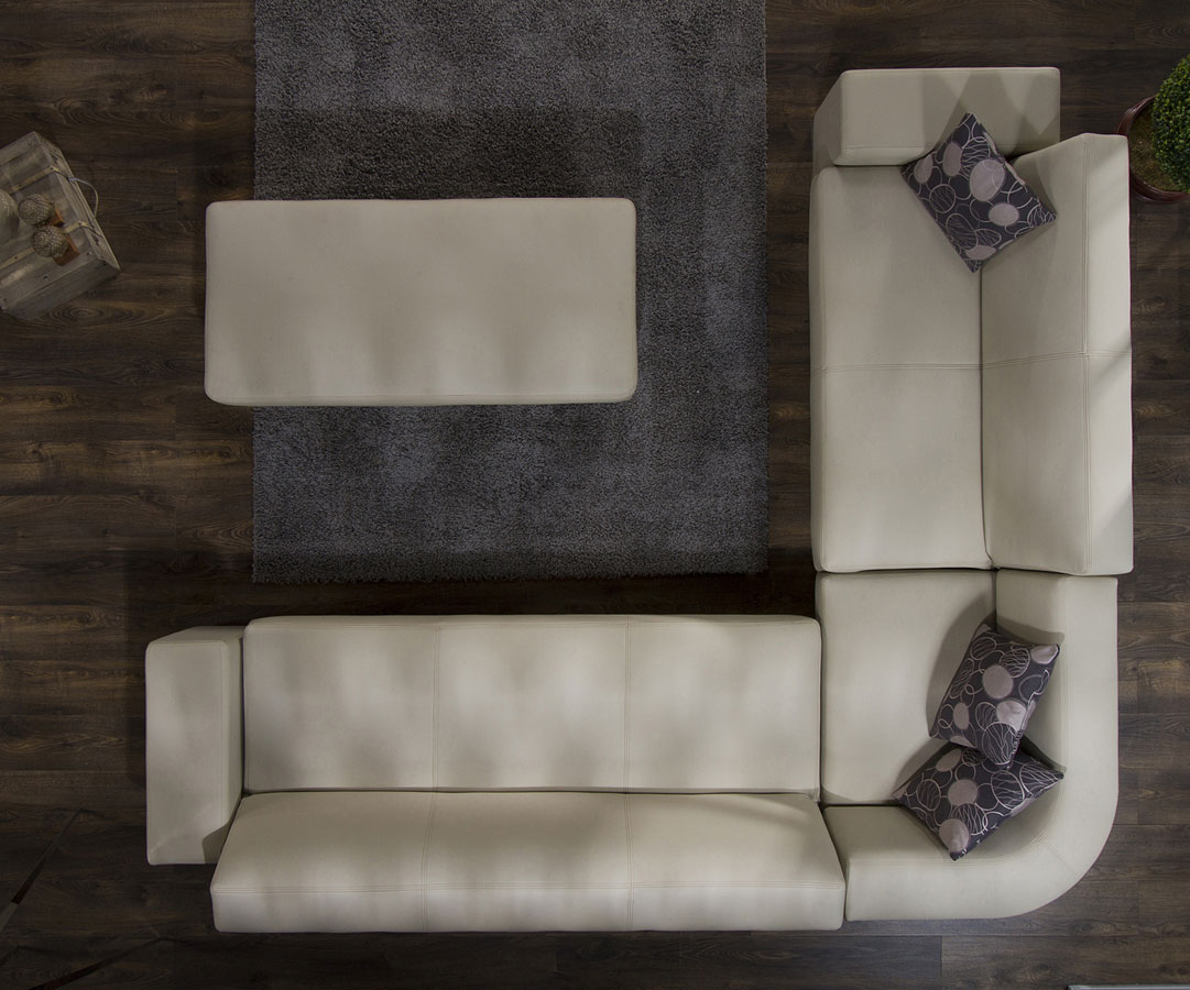 Kobe Corner Modular Sectional (Cream) Istikbal Furniture Furniture Cart