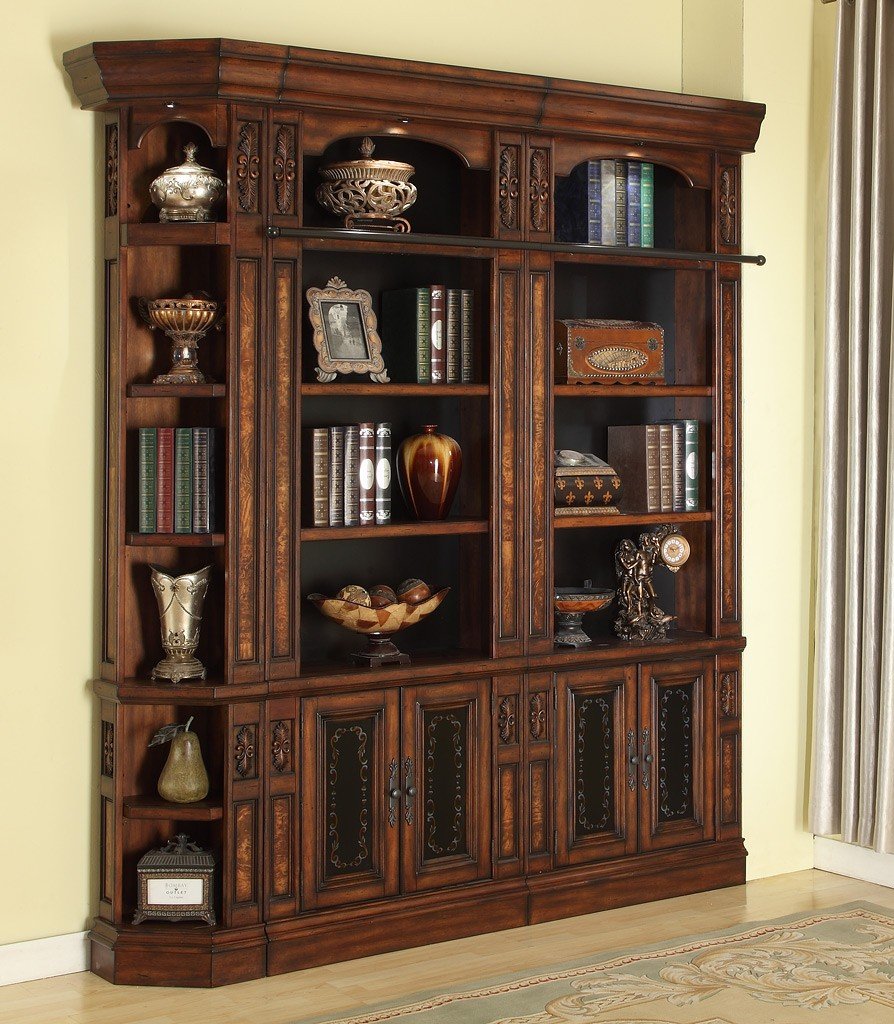 Leonardo Modular Bookcase Wall Parker House | Furniture Cart