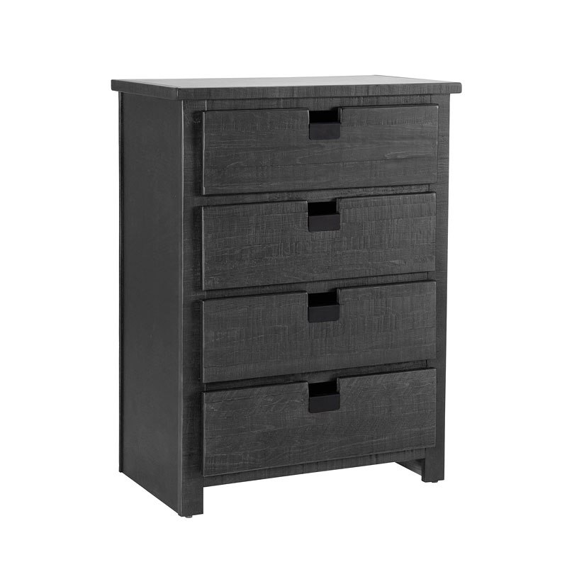 Vista Grey Four Drawer Chest Elements Furniture Furniture Cart