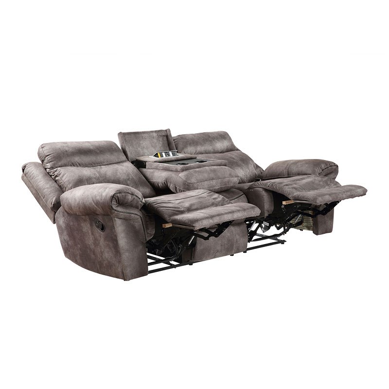 Nashville Reclining Sofa (Grey) Steve Silver Furniture Furniture Cart