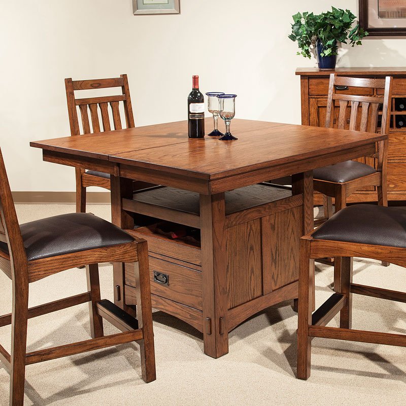 Oak Park Gathering Island Intercon Furniture Furniture Cart