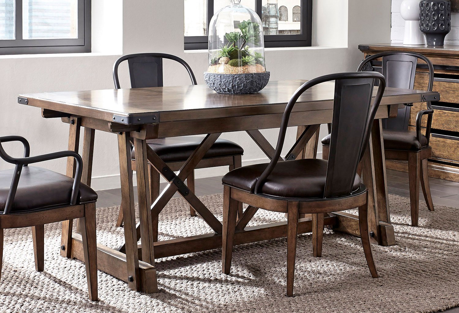 rectangle dining room set