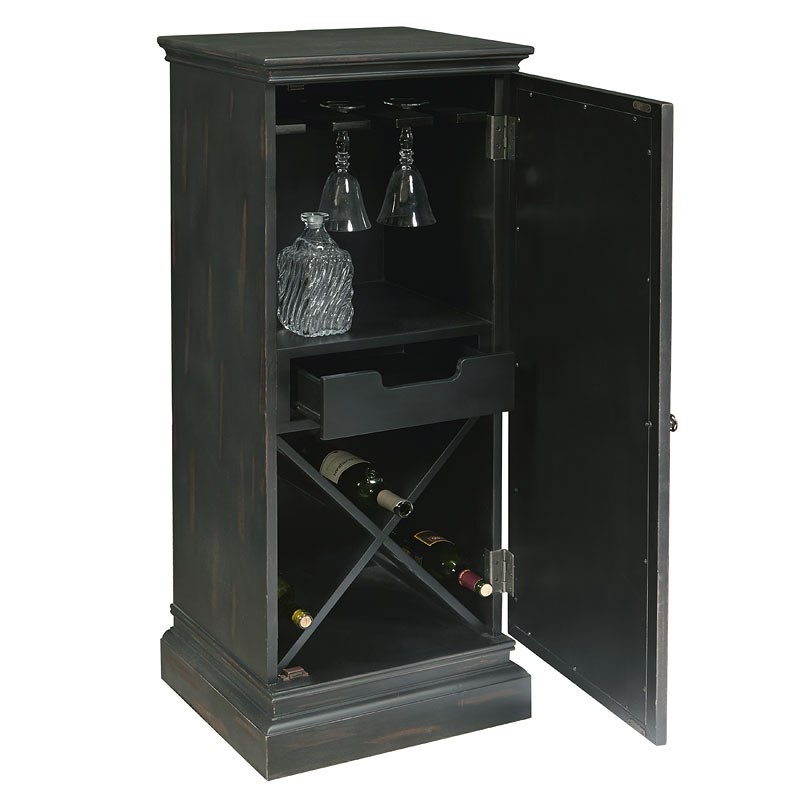 Black Wine Pulaski Furniture Furniture Cart