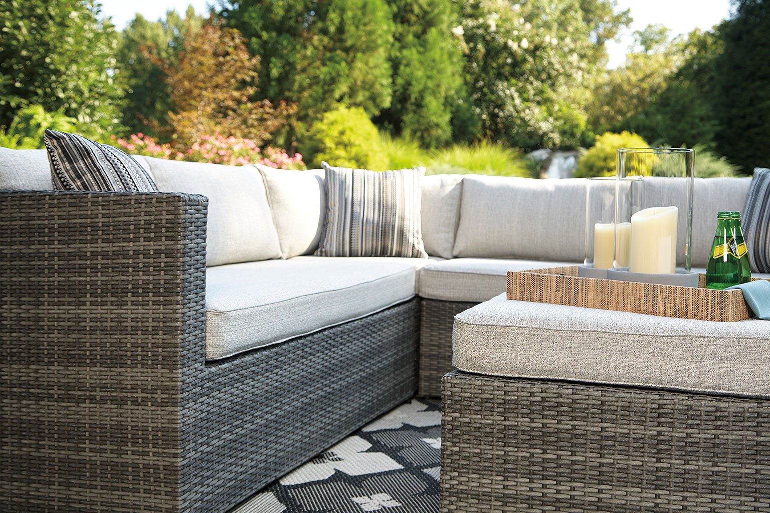 Peckham Park 4-Piece Outdoor Sectional Set Signature ... Peckham Park 4-Piece Outdoor Sectional Set Signature ... on Outdoor 4 Piece Sectional id=90997