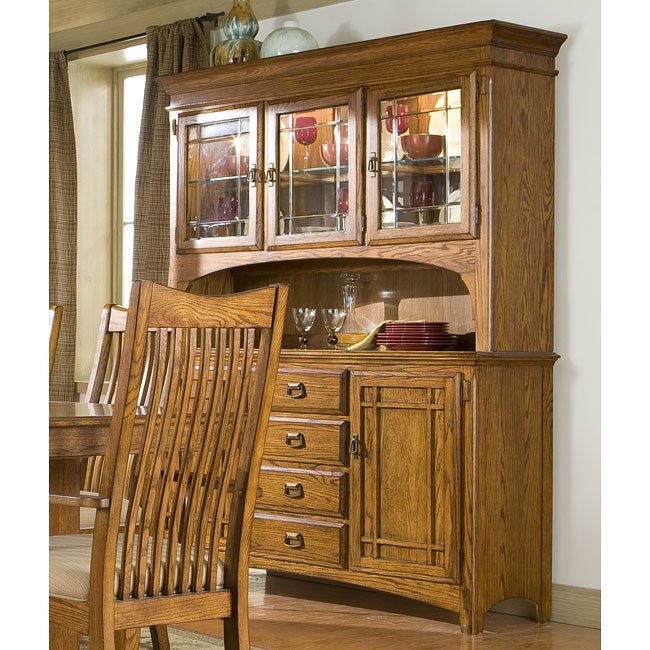 Pasadena Revival China Buffet W/ Hutch Intercon Furniture Furniture Cart