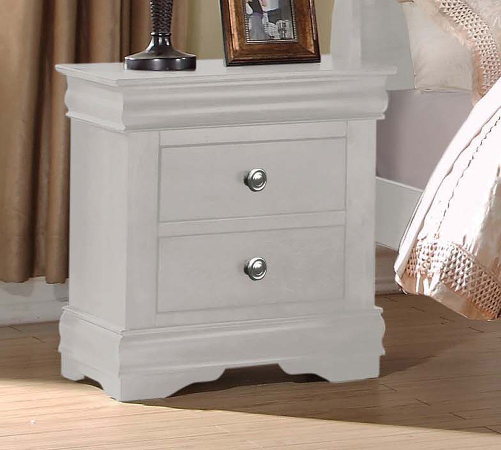 Orleans Nightstand (White) Steve Silver Furniture | Furniture Cart