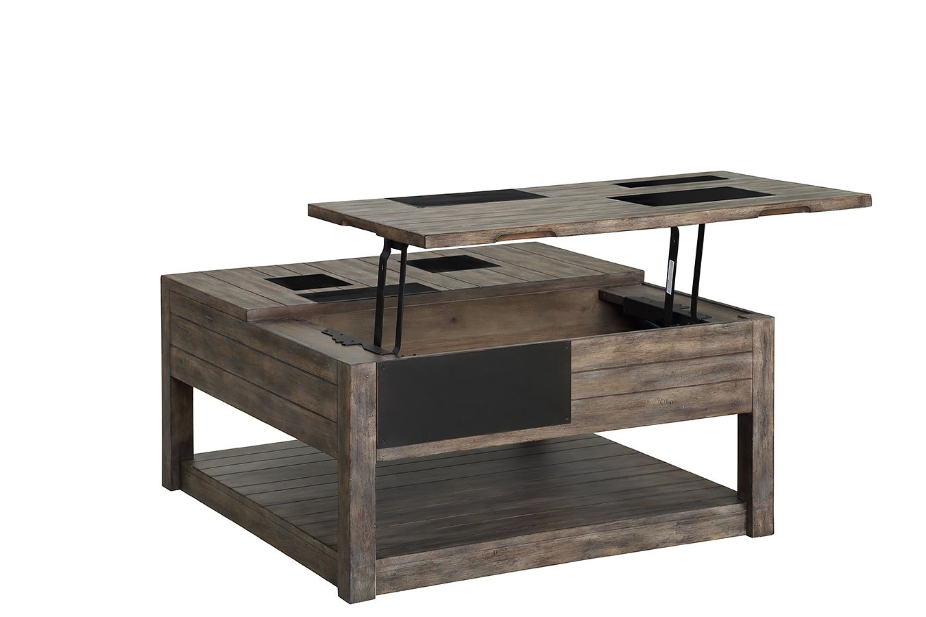 River Rock Cocktail Table W Lift Top Parker House Furniture Cart