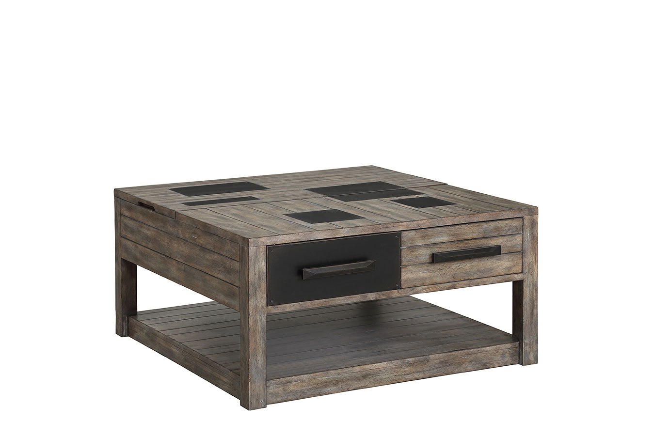 River Rock Cocktail Table W Lift Top Parker House Furniture Cart