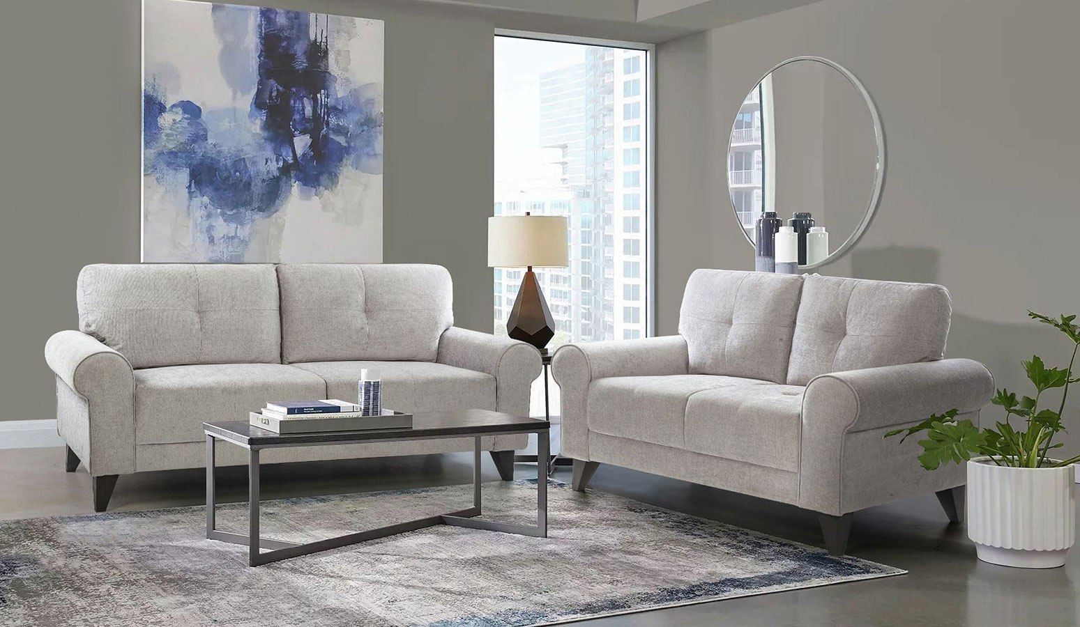 bill living room set (storm) elements furniture | furniture cart